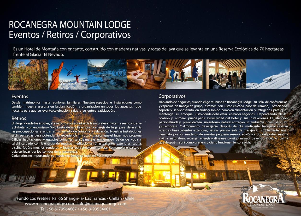 Rocanegra Mountain Lodge Las Trancas Ngoại thất bức ảnh